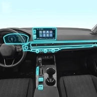 Película Protetora de Console para Honda Civic 2021-2023: Antiarranhões e Alta Definição - imagem 1