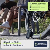 Woowind LP1: Compressor de Ar Portátil 150PSI para Carros e Bicicletas com Desligamento Automático - imagem 4