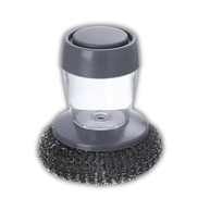 Escova de Aço com Dispenser de Detergente SteelPower - Limpeza Profunda e Econômica para Cozinha - imagem 1