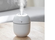 Mini Umidificador de Ar Portátil USB com Lâmpada LED - Purificador e Difusor de Aromas - imagem 1