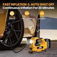 Compressor de Ar Portátil DeWalt 20V Max: Inflador de Pneu Sem Fio 150 PSI com LED e Medidor Digital - imagem 4