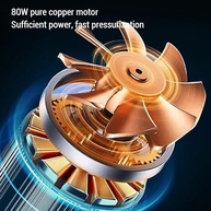 GOWENIC Compressor de Ar Portátil: Inflador de Pneus Sem Fio com Tela Digital e Power Bank - imagem 5
