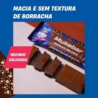 +Mu Barra Proteína Mukebar Sabor Chocolate c/Avelã - Display 12 unidades de 60g - imagem 1