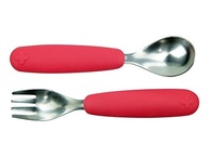 Conjunto de Talheres Infantil em Aço Inox com Silicone Seguro - Moda do Chef - imagem 4