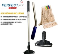 Balde Carrinho de Limpeza com Espremedor 20L Doblô - Kit Completo com Esfregão Perfect Pro Condor - imagem 5
