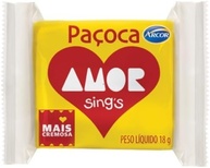 Paçoca Amor Sing's Doce De Amendoim Arcor 540g - 30x18g - imagem 2