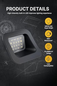 Ilumine Sua Dodge Ram 1500/2500/3500 (2003-2018) com Lâmpadas de Placa LED Brilhantes! - imagem 4