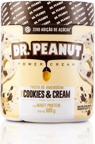 Pasta de Amendoim - 600G Cookies and Cream com Whey Protein - Dr. Peanut, Dr. Peanut - imagem 1