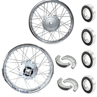 Par de Aros de Roda Raio 4mm para Honda CG Fan 125 (2009-2018) - Qualidade e Durabilidade - imagem 1