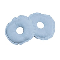 Rosquinha de Amamentação 100% Algodão Azul - Protetora, Macia e Lavável - imagem 1