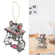 Ornamento Vintage de Máquina de Costura - Decoração em Metal Feita à Mão para Casa e Coleção - imagem 2
