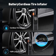 Compressor de Ar Portátil para Pneu: Inflador Automático com Medidor e Luz LED - imagem 5