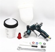 Pistola de Pintura NTOLS 1,3mm - Pulverizador de Tinta com Tanque 600cc e Copo 400cc - imagem 4