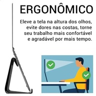 Suporte Universal para Notebook com Abertura de Tela 180° - Mais Conforto e Ergonomia - imagem 2