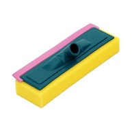 Rodo Aplicador de Cera com Borracha Multiuso para Porcelanato e Vidros - Amarelo e Verde - imagem 1