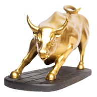 Estátua de Touro de Wall Street em Resina - Decoração de Escritório e Simbolo de Poder e Sucesso - imagem 1
