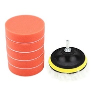 Esponja de Lã para Polimento de Carro - Kit com Almofada 4" e Adaptador para Polidor - imagem 2
