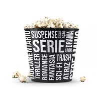 Balde de Pipoca 3,5L CINÉFILOS - Personalizado 360° com Alça e Design Exclusivo - imagem 1