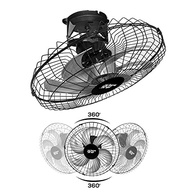 Ventilador de Teto Orbital 50cm Preto Bivolt LorenSid com Grade de Aço – Giro 360° e Instalação Fácil - imagem 3