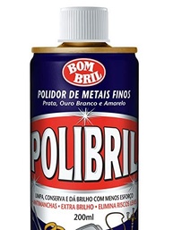 Polidor de Metais Finos Polibril 200ml: Brilho Intenso e Proteção Duradoura - imagem 2