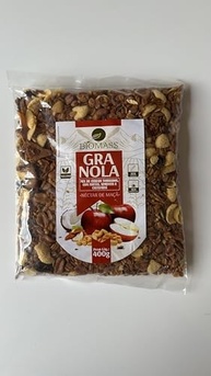 Granola Néctar de Maçã Biomass, Mix de Cereais com Frutas e Castanhas, Vegano, 400g - imagem 1