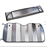 Kit 2 Protetores Solares Dobráveis para Para-brisa de Carro - Proteção UV e Bloqueio de Calor - imagem 1