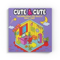 Kit 3 Livros de Colorir Adulto Cute & Cute: Relaxamento e Criatividade - imagem 5