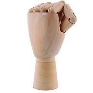 Mão Manequim Articulada de Madeira 30 cm - Esquerda | Decoração Elegante e Funcional - imagem 4