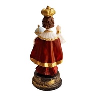 Estátua do Menino Jesus de Praga em Resina - 9 cm | Imagem Católica para Oração e Decoração - imagem 4