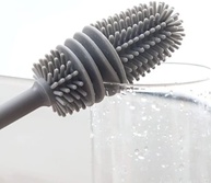 Escova de Silicone com Cabo Longo para Garrafas e Mamadeiras - Cerdas Flexíveis e Alta Durabilidade - imagem 5