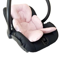 Redutor de Bebê Conforto Chambray Rosê: Conforto e Segurança Anatômica Removível - imagem 1