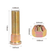 Substituição de pino de roda 1-633926 1-613150 E633926 e 242-50 para cortador de grama Toro para Lazer Z AC AS CT HP LC XP XS para grama para Tracer DS S X Z Series (4 peças) - imagem 3