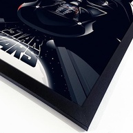 Quadro Decorativo Darth Vader - Star Wars | 40x60cm | Moldura Ecológica em Madeira de Reflorestamento - imagem 4