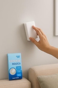 Kit 10 Esponjas Mágicas de Melamina - Limpeza Profunda sem Produtos Químicos | Multiuso e Ecológico - imagem 3
