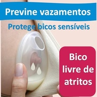 Conchas Coletoras de Leite Materno - Kit com 2 Unidades em Silicone Macio - imagem 3