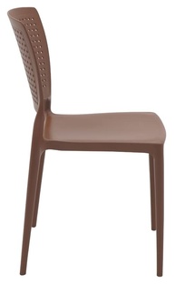 Cadeira Tramontina Safira em Polipropileno e Fibra de Vidro - Terracota | Conforto e Durabilidade para Ambientes Internos e Externos - imagem 4