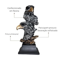Estatueta de Águia em Resina 32cm - Símbolo de Poder, Liderança e Visão de Negócios para Escritório e Casa - imagem 5