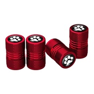 Tampas de Válvula de Pneu em Liga de Alumínio com Formato de Pata de Cachorro - Kit com 4 Peças à Prova de Vazamento - imagem 3