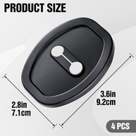 Kit 4 Capas Protetoras de Trava de Porta de Carro em Silicone - Proteção e Silêncio - imagem 3