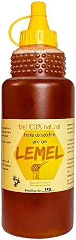 Mel Puro Abelha Europa Flores de Silvestre Florada Natural Bisnaga Embalagem 1Kg Bico Dosador Lemel - imagem 4