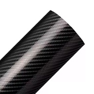 Envelopamento Fibra de Carbono Preto 3D: Transforme Seu Veículo com Estilo e Proteção - imagem 1