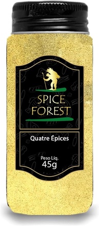 Quatre Épices - Mix de Especiarias Linha Premium em Frasco de Vidro Spice Forest - imagem 1