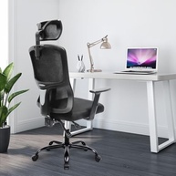 Cadeira Ergonômica 3D Reclinável com Apoio de Cabeça e Braços Ajustáveis - Até 150kg | Design Moderno e Conforto Personalizado - imagem 2