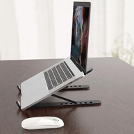Suporte Ajustável para Notebook com 6 Níveis de Inclinação – Portátil, Antiderrapante e Ergonômico - imagem 4