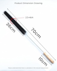 Escova Flexível para Limpeza de Ventilação de Secadora - Ferramenta Essencial de Segurança e Eficiência - imagem 3