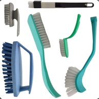 Kit de Escovas de Limpeza Multiuso - Casa, Cozinha e Banheiro | 5 Peças com Design Ergonômico - imagem 1