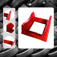 Suporte Exibidor de Pneus Vermelho: Otimize Espaço e Organize com Estilo! - imagem 4