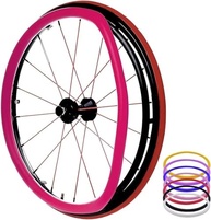 Capas de Roda para Cadeira de Rodas Esportiva 24" - Proteção e Estilo para suas Mãos - imagem 2