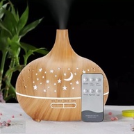 Umidificador Ar Ultrassônico 550ml com Difusor de Óleos Essenciais, Controle Remoto e Desligamento Automático - imagem 3