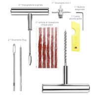 Kit Completo de Reparo de Pneus 22 Peças: Solução Essencial para Carros, Motos e Mais - imagem 3